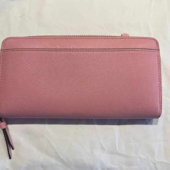 Kate Spade Pink Zip Wallet - Picture 2 of 3